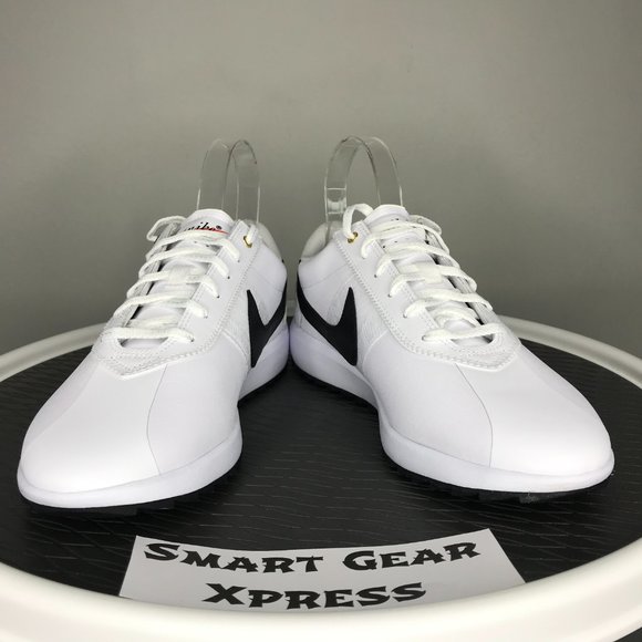 NEW Nike Cortez G Golf White Black Golf Shoes - Picture 3 of 7